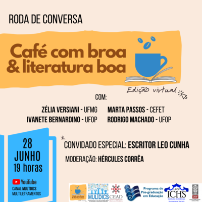 Café com Broa & Literatura Boa - 28-06